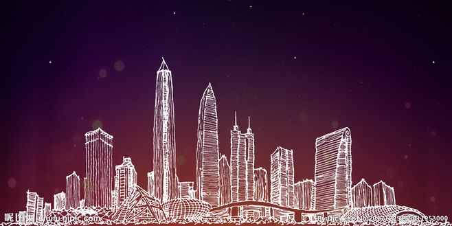 深圳城市剪影
